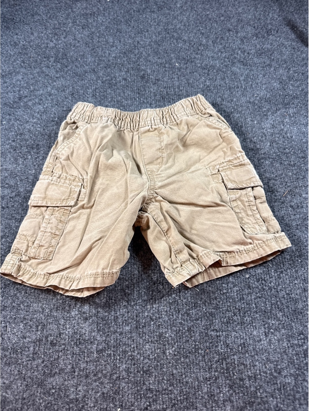 The Children’s Place Toddler 2T Tan Khaki Cargo Shorts Pull On Utility